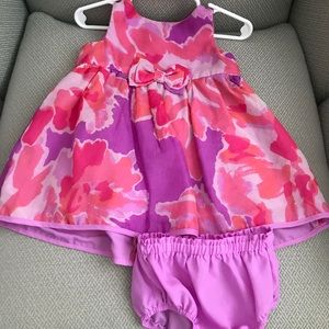Lilly Pulitzer Baby Girl floral dress 6-12 Months